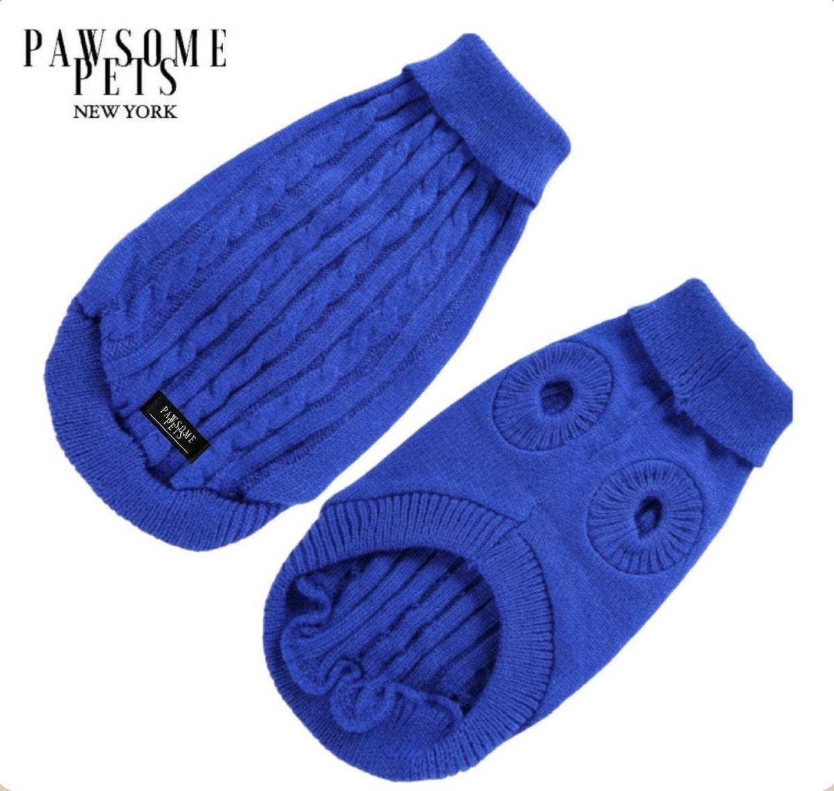 Cable Knit Dog & Cat Sweater (More Colors)