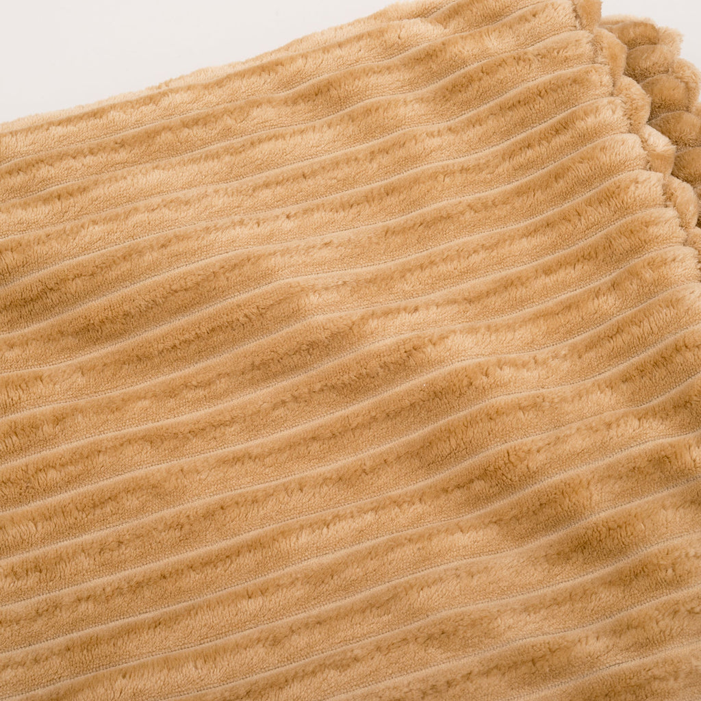 HuggleHounds Scout Blankie Plush Dog Blanket, 30 x 40 in, Khaki