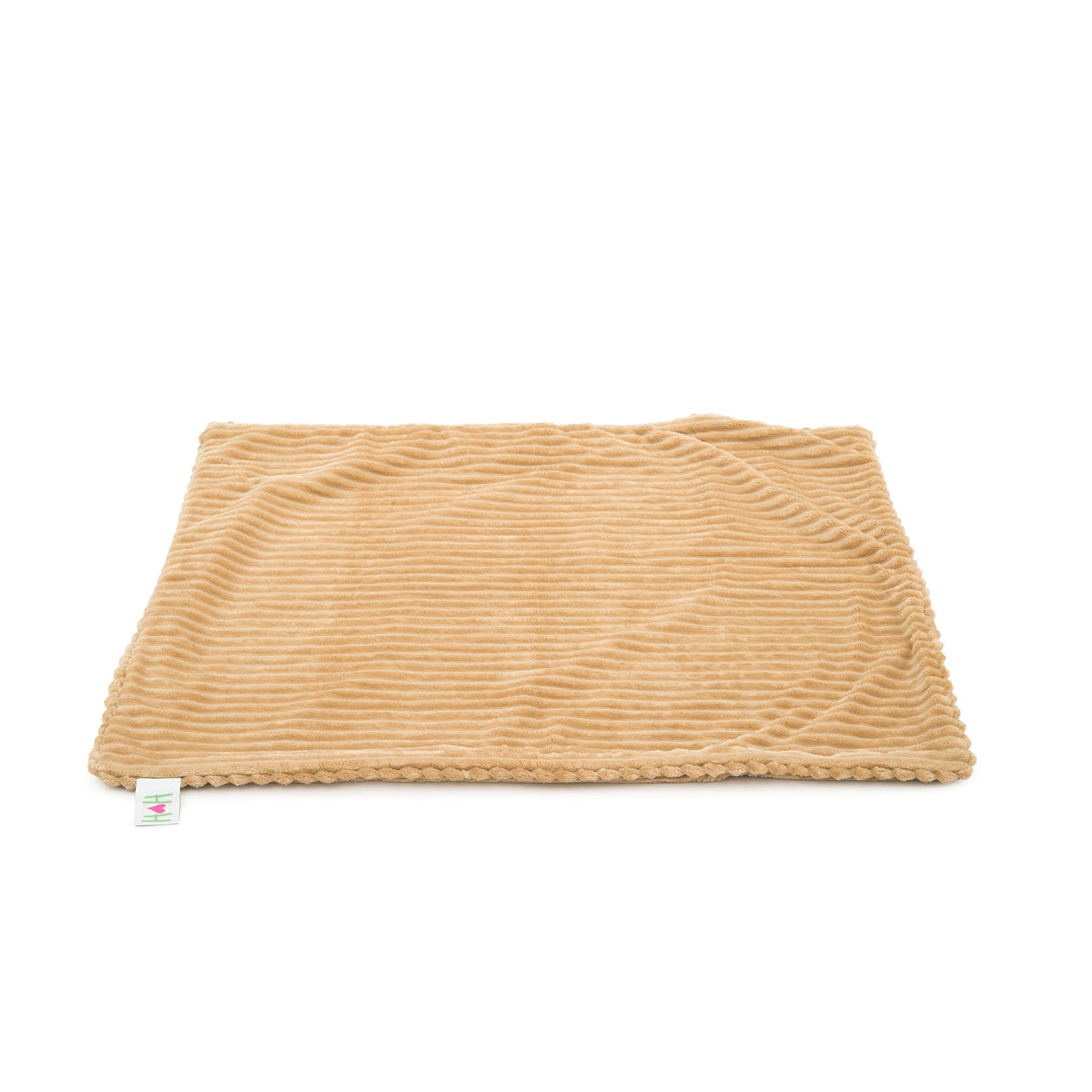 HuggleHounds Scout Blankie Plush Dog Blanket, 30 x 40 in, Khaki