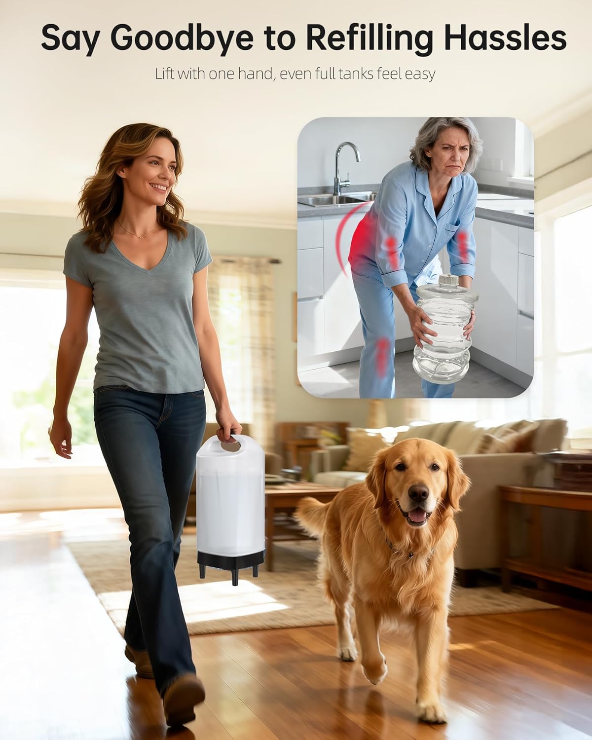2.4 Gallon Gravity Pet Water Dispenser - photo 3