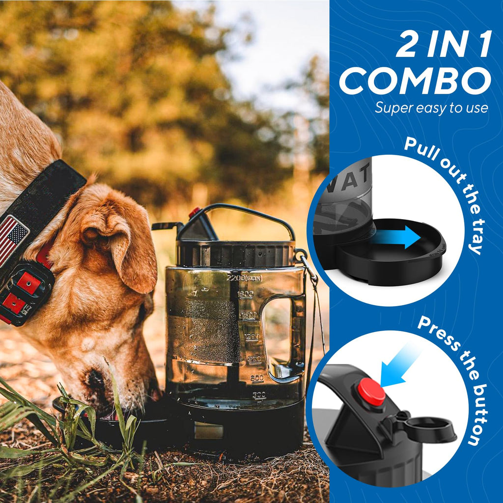 Adventure Carrier Set: Clear Bubble Carrier + Travel Water Bottle