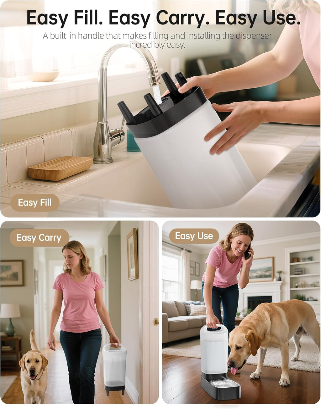 2.4 Gallon Gravity Pet Water Dispenser - photo 4