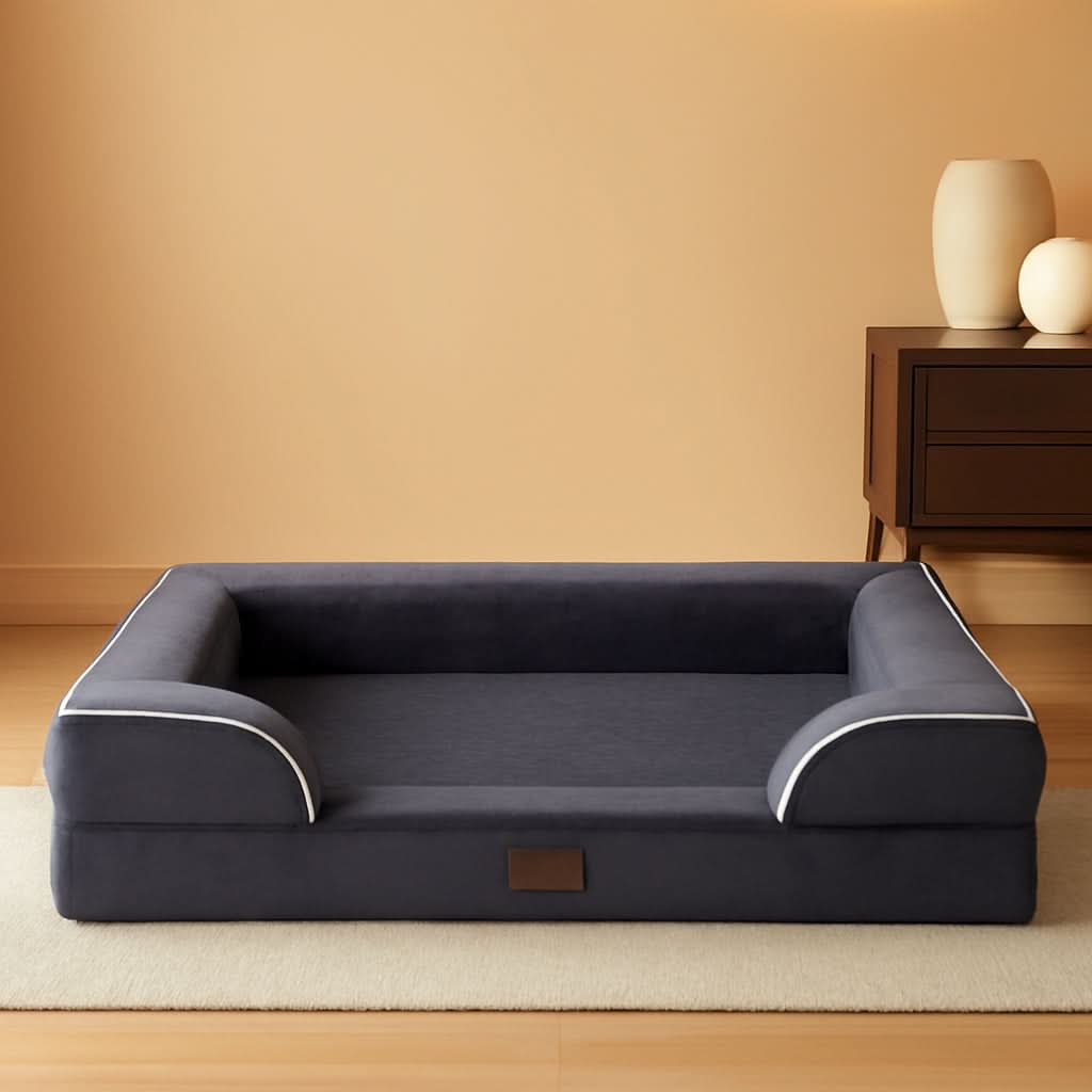 Waterproof Orthopedic Foam Dog Bed, Extra Large, Dark Grey