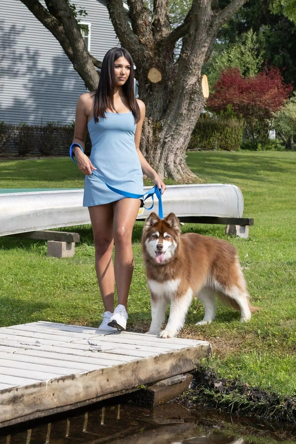 Aria the Fox Dockside Adventures Waterproof Dog Leash, 6 ft