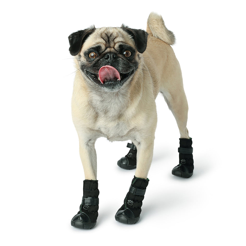 Elasto-Fit Dog Boots, Black
