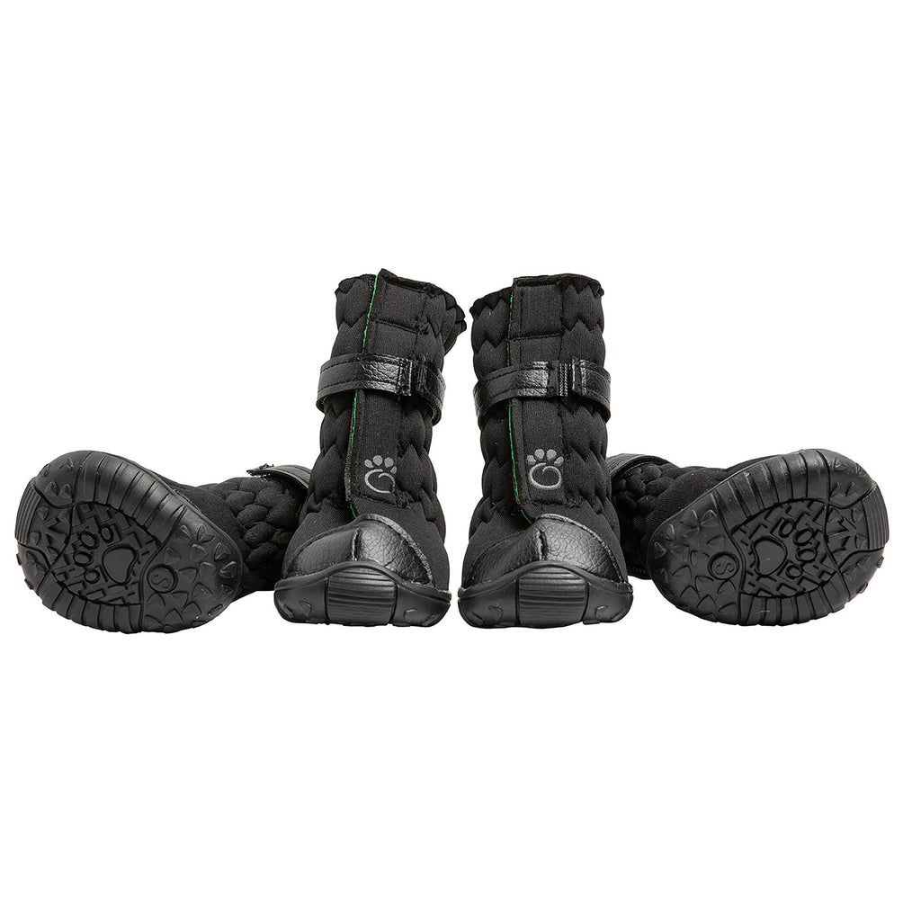 Elasto-Fit Dog Boots, Black