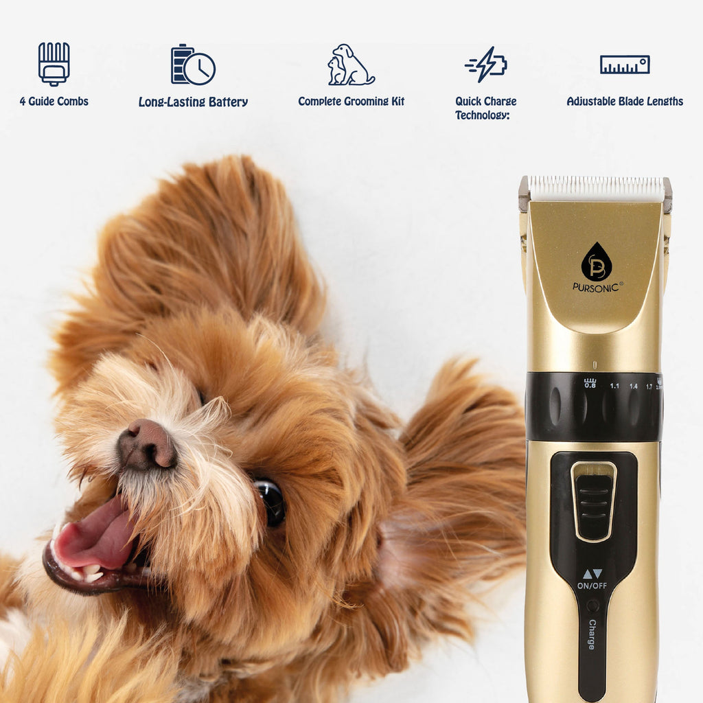 Pet Care Bundle: Lavender Pet Wipes & Rechargeable Hair Trimmer