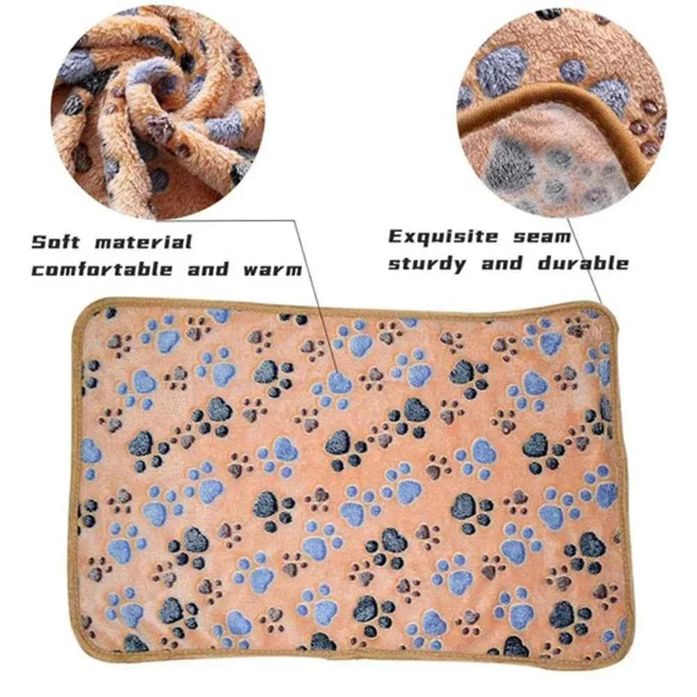 Soft Fleece Pet Blanket, Cartoon Print - photo 5