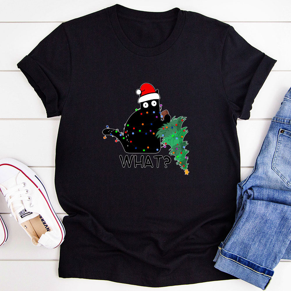 What Cat? Christmas Tree T-Shirt