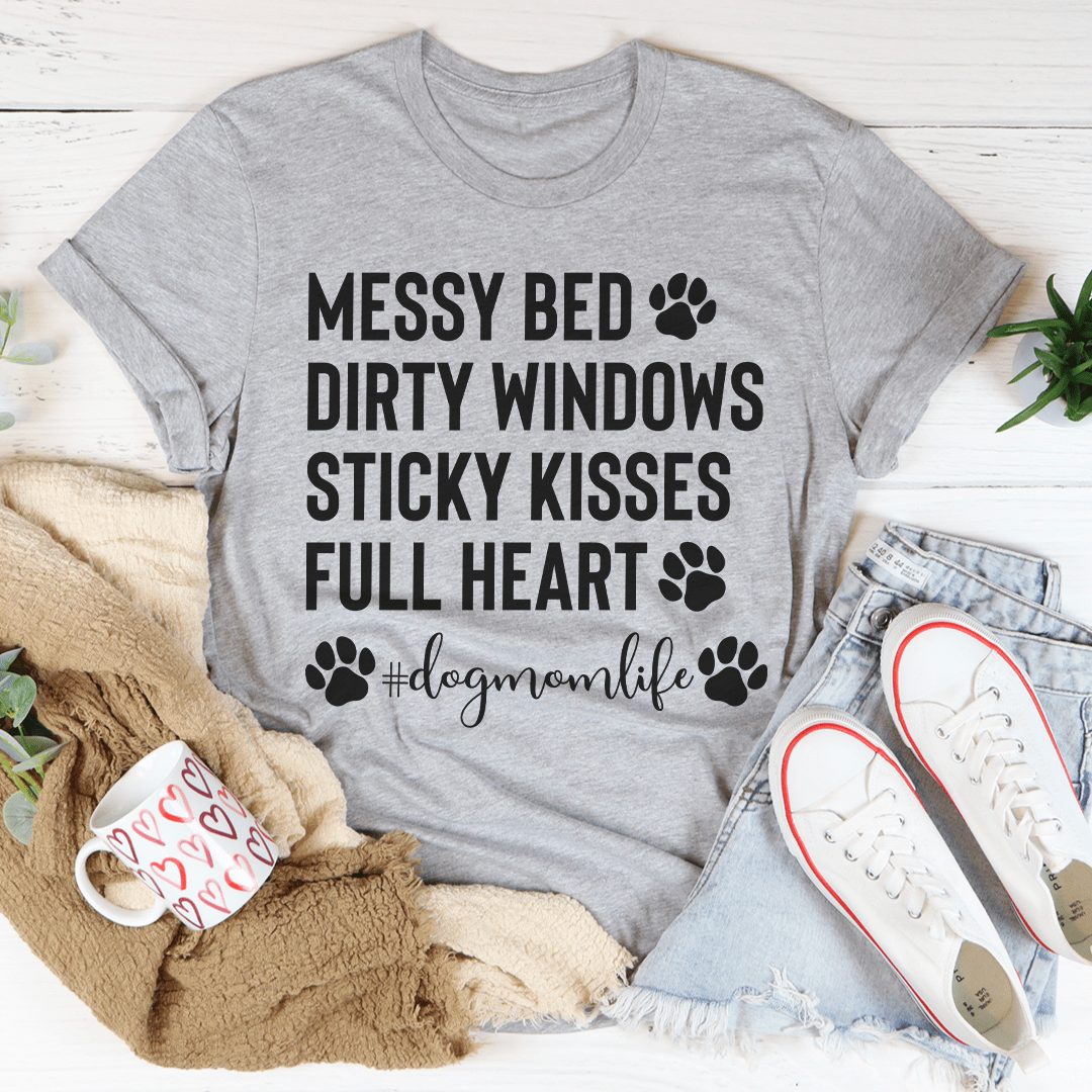 Dog Mom Life T-Shirt (Bella+Canvas)