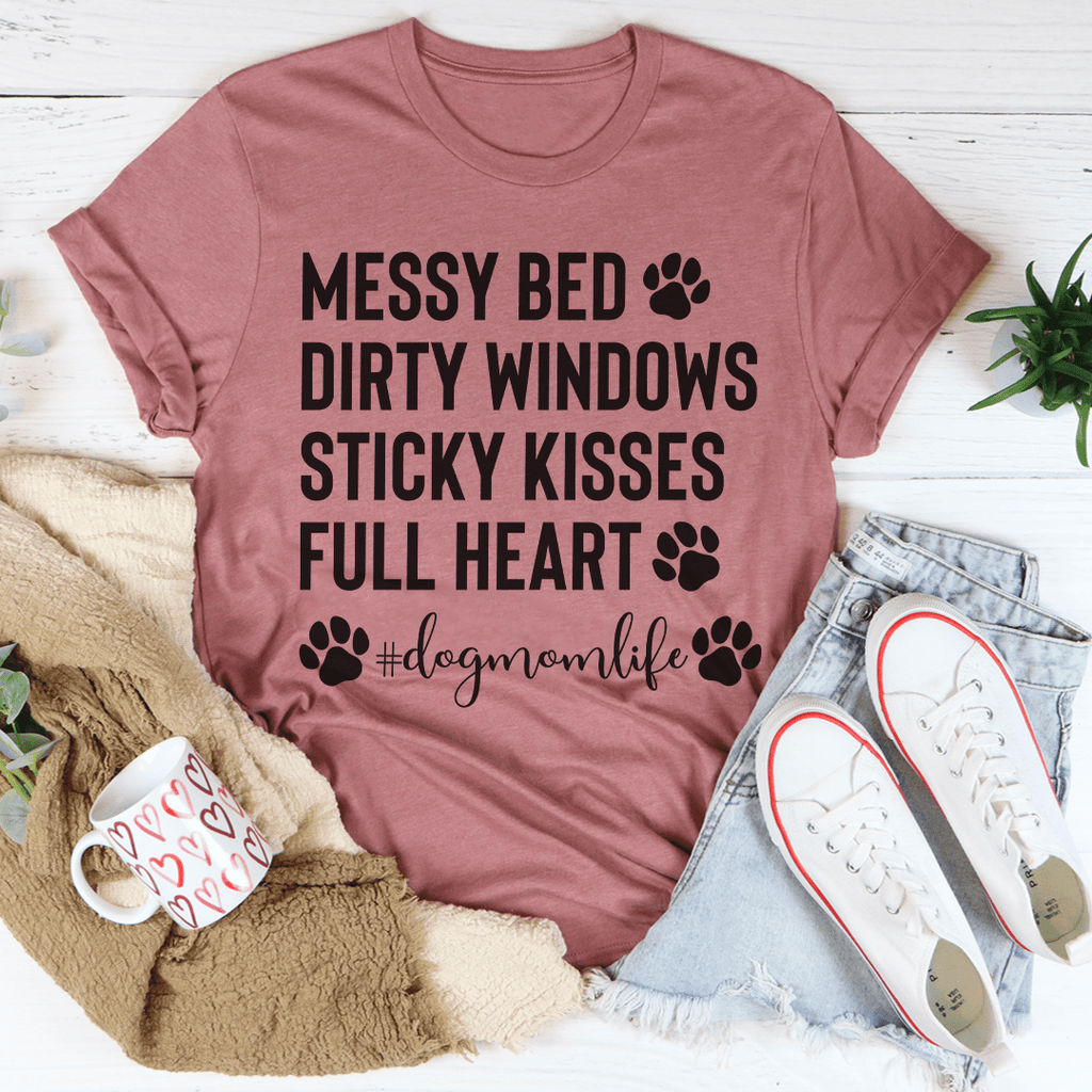 Dog Mom Life T-Shirt (Bella+Canvas)