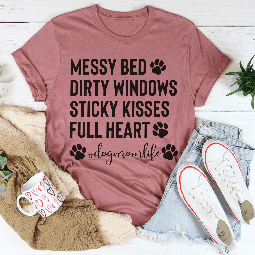 Dog Mom Life T-Shirt (Bella+Canvas)