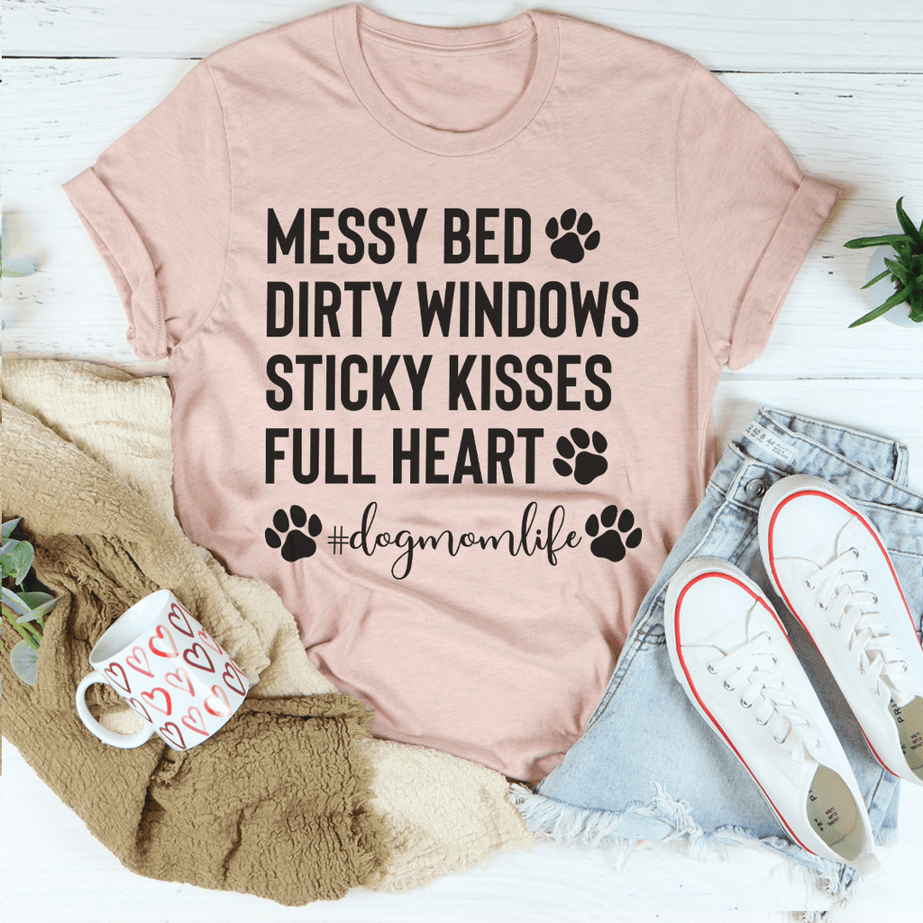 Dog Mom Life T-Shirt (Bella+Canvas)