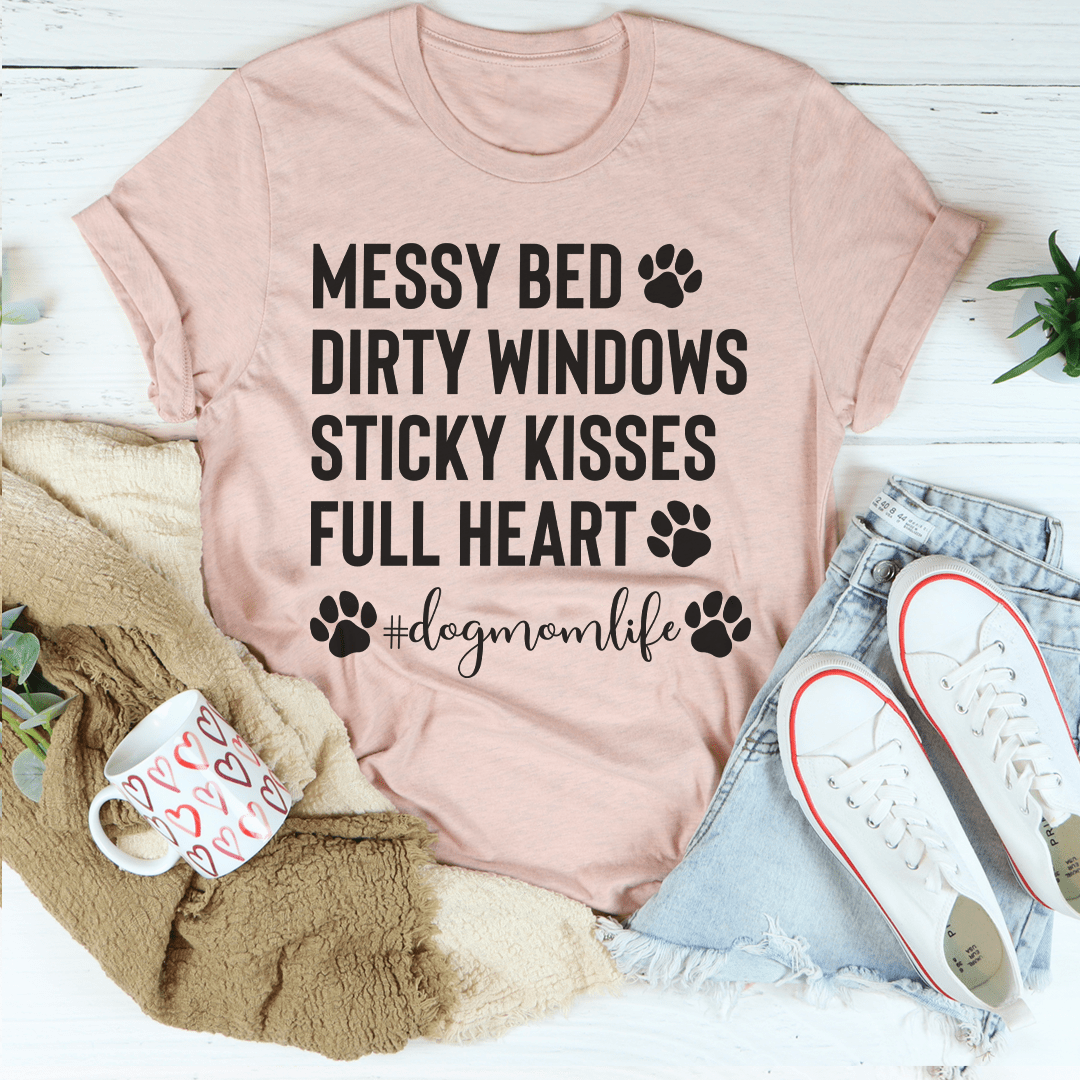 Dog Mom Life T-Shirt (Bella+Canvas)
