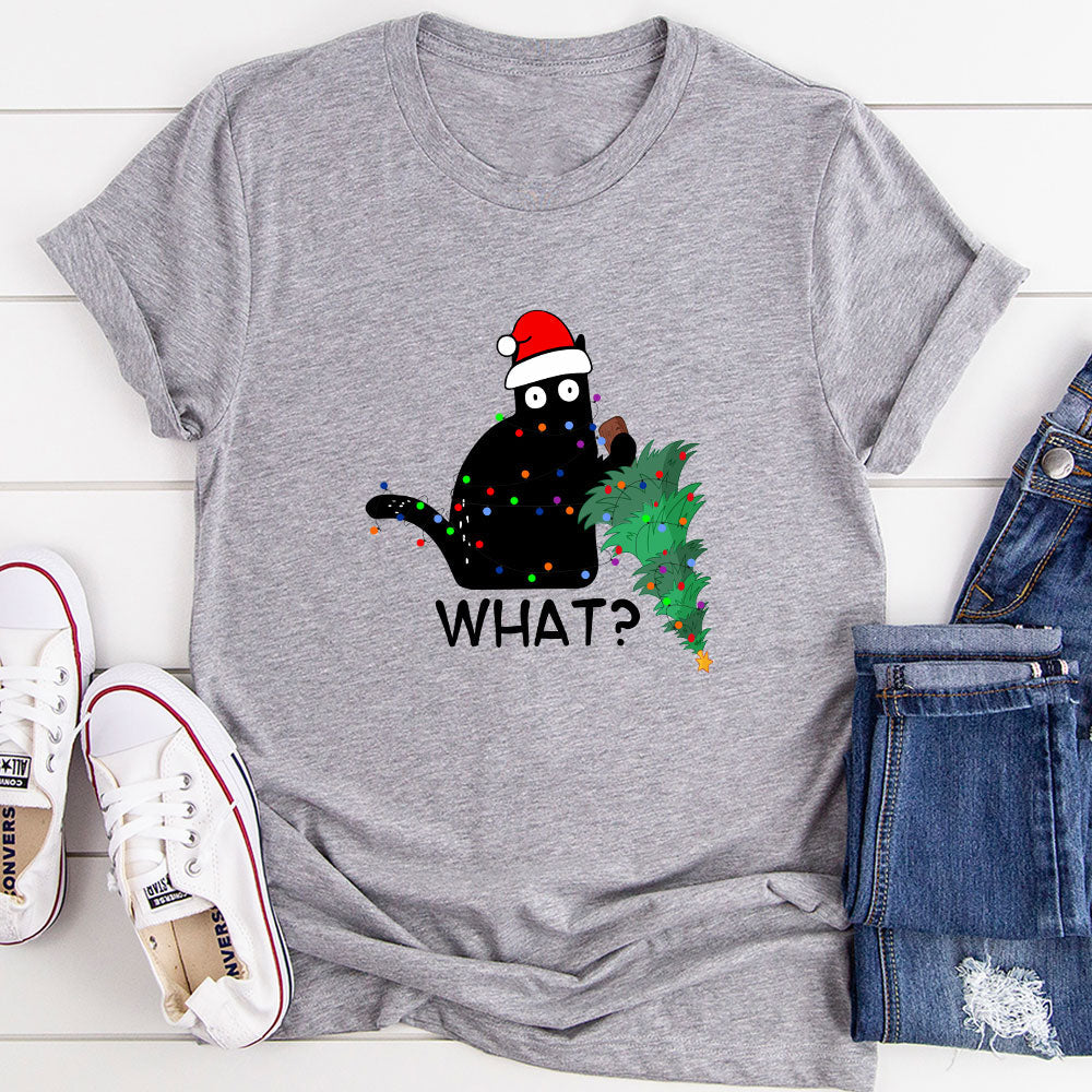 What Cat? Christmas Tree T-Shirt