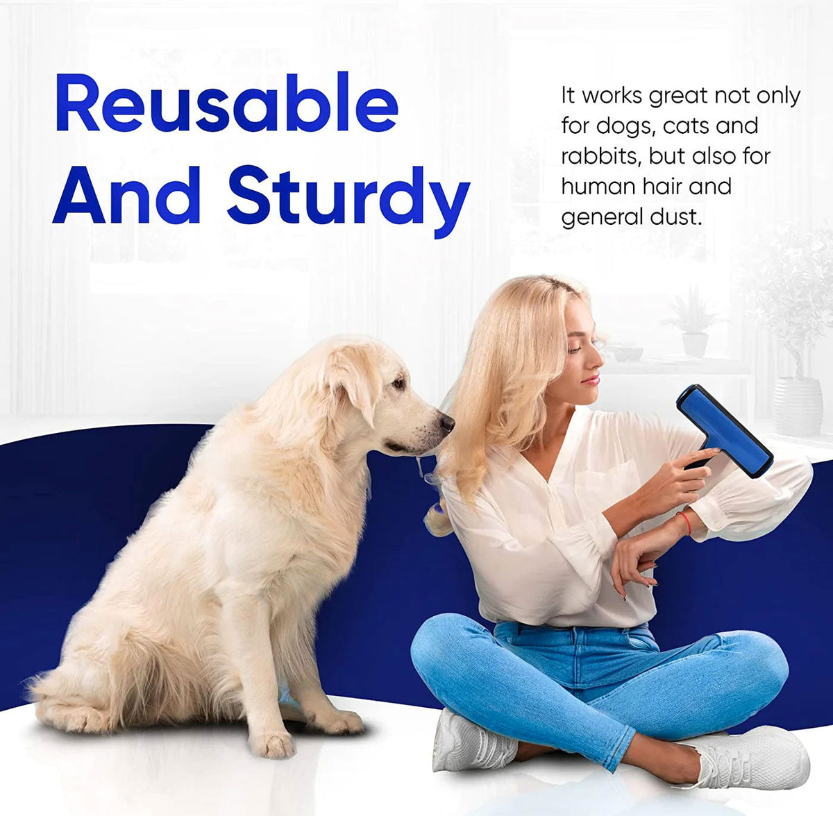 Pampered Pet Gift Set: Wipes & Hair Trimmer + Hair Remover Roller